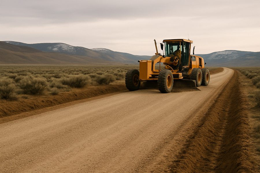 Private road construction in Routt County, Colorado